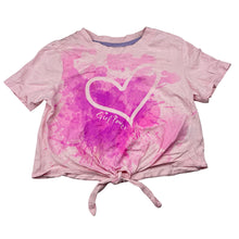 Load image into Gallery viewer, Girls Tilii, cropped tie front cotton tee / top, EUC, size 8,  