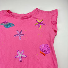 Load image into Gallery viewer, Girls Anko, soft feel cotton &amp; sequin tee / top, EUC, size 8,  