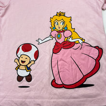Load image into Gallery viewer, Girls Nintendo, Super Mario tee / top, no labels, armpit to armpit: 29cm, GUC, size 3-4,  