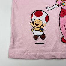 Load image into Gallery viewer, Girls Nintendo, Super Mario tee / top, no labels, armpit to armpit: 29cm, GUC, size 3-4,  