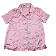 Load image into Gallery viewer, Girls Anko, pink satin pyjama shirt / top, EUC, size 7,  