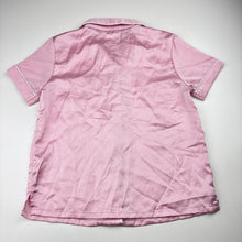 Load image into Gallery viewer, Girls Anko, pink satin pyjama shirt / top, EUC, size 7,  