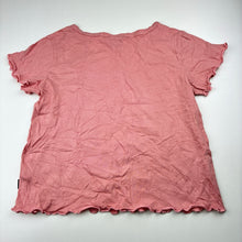 Load image into Gallery viewer, Girls GHANDA, pink cotton tee / top, flowers, EUC, size 7-8,  