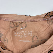 Load image into Gallery viewer, Girls H&amp;M, lightweight cotton tee / top, tiny marks, FUC, size 9-10,  