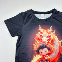 Load image into Gallery viewer, Boys lightweight, tee / top, dragon, EUC, size 5-6,  