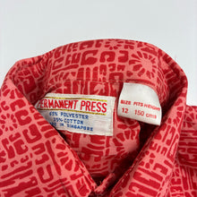 Load image into Gallery viewer, Boys PERMANENT PRESS, vintage short sleeve shirt, EUC, size 12,  