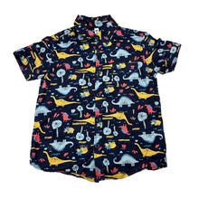 Load image into Gallery viewer, Boys KID, organic cotton short sleeve shirt, dinosaurs, EUC, size 4,  