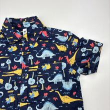 Load image into Gallery viewer, Boys KID, organic cotton short sleeve shirt, dinosaurs, EUC, size 4,  