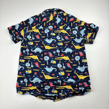 Load image into Gallery viewer, Boys KID, organic cotton short sleeve shirt, dinosaurs, EUC, size 4,  