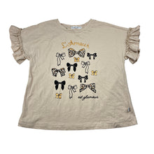 Load image into Gallery viewer, Girls Ollie's Place, stretchy tee / top, bows, EUC, size 7,  