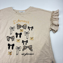 Load image into Gallery viewer, Girls Ollie's Place, stretchy tee / top, bows, EUC, size 7,  