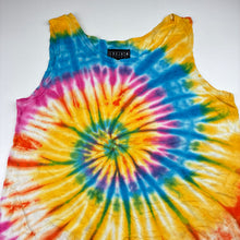 Load image into Gallery viewer, Unisex LUCID APPAREL, tie dyed cotton singlet / tank top, FUC, size 12,  