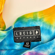 Load image into Gallery viewer, Unisex LUCID APPAREL, tie dyed cotton singlet / tank top, FUC, size 12,  