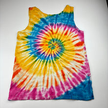 Load image into Gallery viewer, Unisex LUCID APPAREL, tie dyed cotton singlet / tank top, FUC, size 12,  