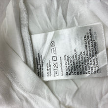 Load image into Gallery viewer, Unisex H&amp;M, white cotton tee / top, GUC, size 7-8,  