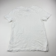 Load image into Gallery viewer, Unisex H&amp;M, white cotton tee / top, GUC, size 7-8,  