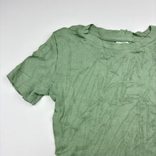 Load image into Gallery viewer, Girls Mango, stretchy ribbed tee / top, GUC, size 9,  