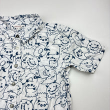 Load image into Gallery viewer, Boys Milkshake, lightweight cotton short sleeve shirt, monsters, EUC, size 6,  