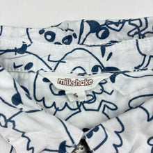 Load image into Gallery viewer, Boys Milkshake, lightweight cotton short sleeve shirt, monsters, EUC, size 6,  