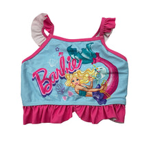 Load image into Gallery viewer, Girls Barbie, swim top, GUC, size 6-8,  