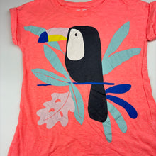 Load image into Gallery viewer, Girls Cotton On, lightweight tee / top, toucan, FUC, size 8,  