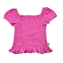Load image into Gallery viewer, Girls Piping Hot, pink shirred cotton top, EUC, size 7,  