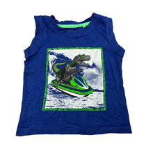 Load image into Gallery viewer, Boys Favourites, cotton singlet / tank top, dinosaur, EUC, size 1,  