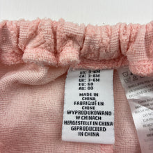 Load image into Gallery viewer, Girls pink, shorts, elasticated, light mark on back, FUC, size 00,  