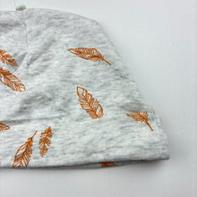 Load image into Gallery viewer, Unisex Carters, lightweight hat / beanie, feathers, EUC, size 00,  