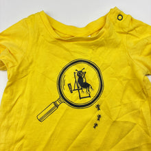 Load image into Gallery viewer, Unisex Target, yellow cotton tee / top, ants, EUC, size 000,  