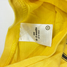 Load image into Gallery viewer, Unisex Target, yellow cotton tee / top, ants, EUC, size 000,  