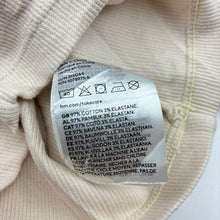 Load image into Gallery viewer, Unisex H&amp;M, ribbed organic cotton blend long sleeve top, EUC, size 000,  