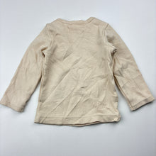 Load image into Gallery viewer, Unisex H&amp;M, ribbed organic cotton blend long sleeve top, EUC, size 000,  
