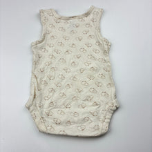 Load image into Gallery viewer, Unisex Dymples, stretchy singletsuit / romper, sheep, GUC, size 00,  
