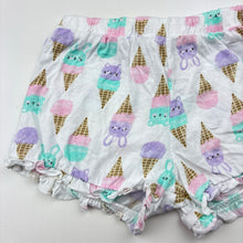 Load image into Gallery viewer, Girls Dymples, cotton shorts, elasticated, EUC, size 00,  