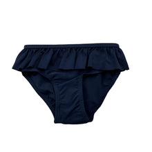Load image into Gallery viewer, Girls Tiny Little Wonders, navy swim bottoms, EUC, size 0,  