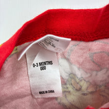 Load image into Gallery viewer, Unisex Dr Seuss, The Grinch cotton Christmas zip romper, GUC, size 000,  