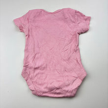 Load image into Gallery viewer, Girls Baby Berry, pink cotton bodysuit / romper, unicorn, GUC, size 00,  