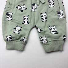 Load image into Gallery viewer, Unisex Baby Berry, fleece lined pants / bottoms, elasticated, pandas, EUC, size 0000,  