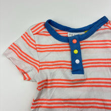 Load image into Gallery viewer, Unisex TheKidStore, lightweight striped romper, EUC, size 000,  