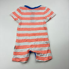 Load image into Gallery viewer, Unisex TheKidStore, lightweight striped romper, EUC, size 000,  
