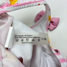Load image into Gallery viewer, Girls SHEIN, striped swim one-piece, ducks, EUC, size 1,  