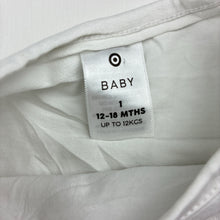 Load image into Gallery viewer, Unisex Target, white stretchy tee / top, EUC, size 1,  