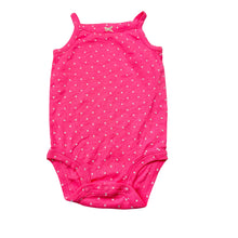 Load image into Gallery viewer, Girls Carters, pink &amp; white spot singletsuit / romper, EUC, size 00,  