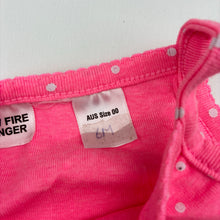 Load image into Gallery viewer, Girls Carters, pink &amp; white spot singletsuit / romper, EUC, size 00,  