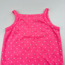 Load image into Gallery viewer, Girls Carters, pink &amp; white spot singletsuit / romper, EUC, size 00,  