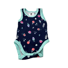 Load image into Gallery viewer, Unisex Dymples, cotton singletsuit romper, ice cream, GUC, size 0000,  