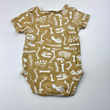 Load image into Gallery viewer, Boys Dymples, stretchy bodysuit / romper, dinosaurs, EUC, size 000,  