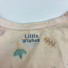 Load image into Gallery viewer, Girls Little Wishes, soft feel singlet top, elephants, EUC, size 2,  