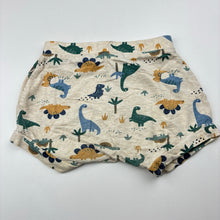 Load image into Gallery viewer, Unisex Anko, stretchy shorts, elasticated, dinosaurs, GUC, size 1,  